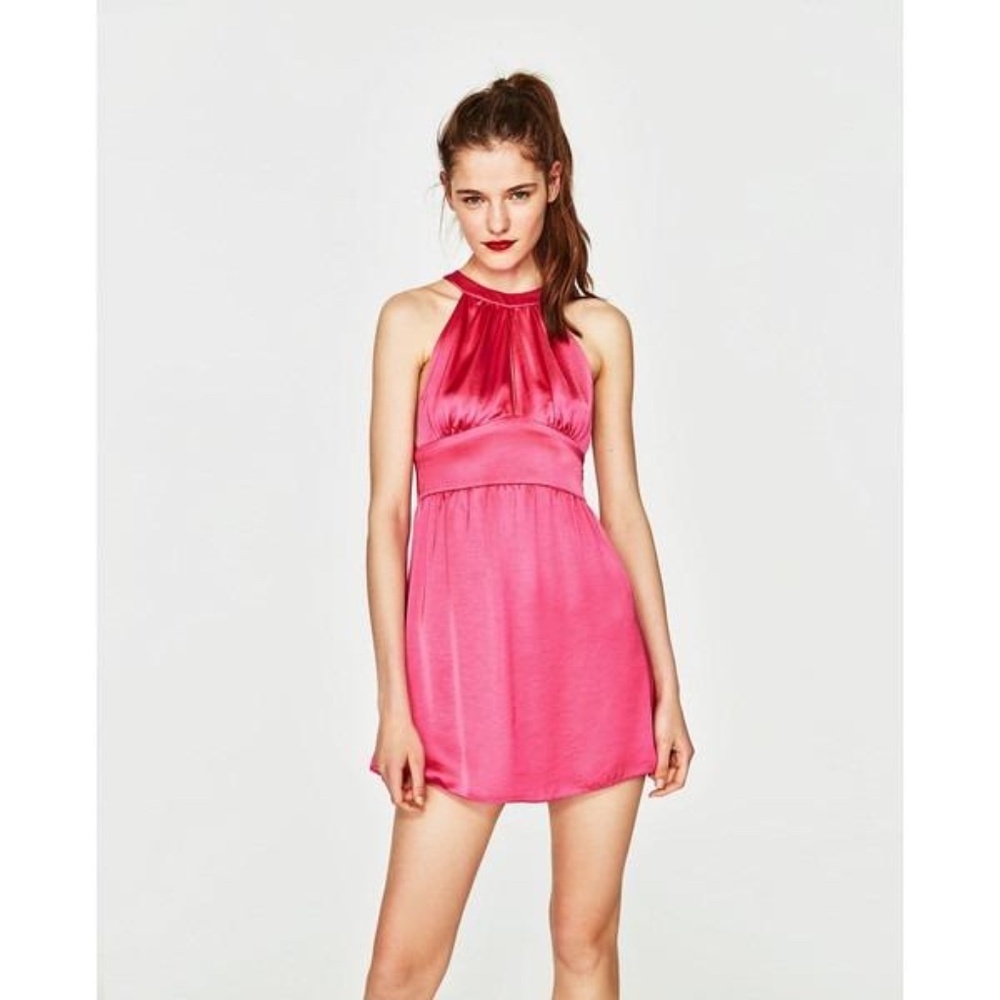 ZARA TRAFAILUC COLLECTION DRESS 110% POLYESTER
